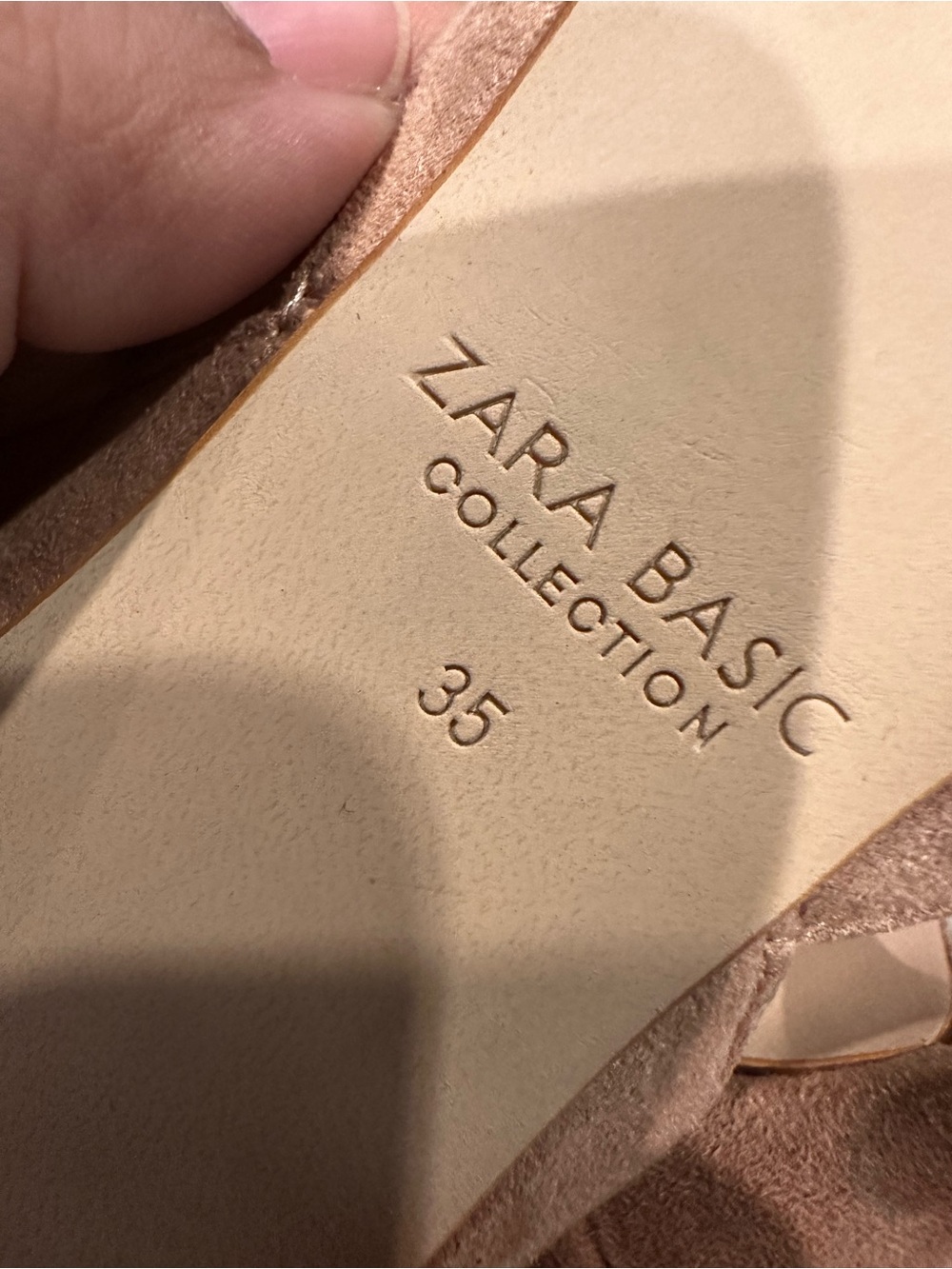 Zara Rust Brown Pointed D'Orsay Flats - Picture 10 of 10